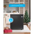 thumbnail image 4 of TABU 7.0 cu ft Deep Freezer, Convertible Chest Freezer, Garage Ready, Top Open Door, Black, 4 of 7