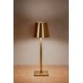 thumbnail image 3 of Mainstays LED Rechargeable Table Lamp, Plated Gold Metal, 2 pack, 3 of 5
