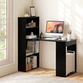 thumbnail image 4 of Costway Computer Desk Writing  Workstation Office w/6-Tier Storage Shelves Black, 4 of 10