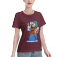 thumbnail image 2 of T-Shirt Basique à Manches Courtes pour Femmes Super Saiyan, 2 of 6