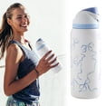 thumbnail image 2 of Clearance Sales Promotion FreeSip Insulated Stainless Water Bottle with for Sports Travel and School Sports Water Bottle Tied and Bows, 2 of 7