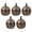 Golden, variant on Shisuyan Anniversary Copper Bells Silver 5Pcs 0.8x0.8x1In