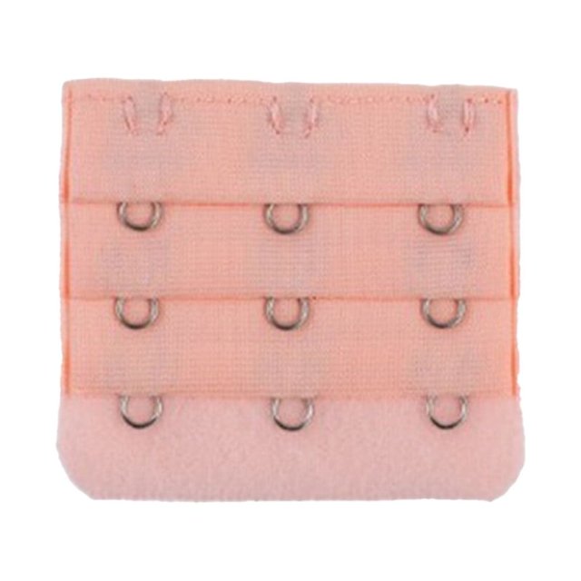Extension Strap Bra Extender Buckle 3 Hook Women Accessories Practical Elastic Multicolor Clips Tight 3 Rows Underwear orange