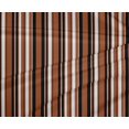 thumbnail image 4 of oneOone Polyester Lycra Rust Brown Fabric Stripes Sewing Craft Projects Fabric Prints By Yard 56 Inch Wide-OU8, 4 of 4