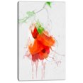 thumbnail image 2 of Illustration Aquarelle de Rose Rouge - Impression d'Art Floral sur Toile, 2 of 3