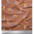 thumbnail image 1 of Soimoi Cotton Poplin Fabric Wool & Cat Animal Decor Fabric Printed Yard 56 Inch Wide, 1 of 3