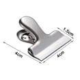 thumbnail image 2 of Meitianfacai Food Clip Bag Clips, Food Storage Stainless Steel Chip Bag Clips 2 inch width, 2 of 6