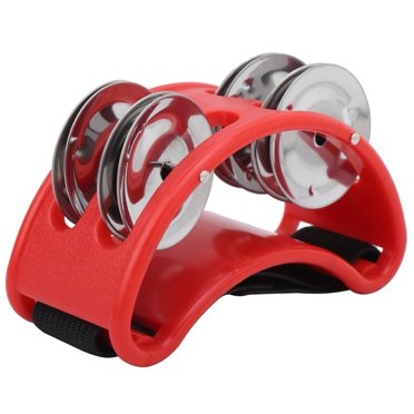Foot Percussion,Elliptical Tambourine Percussion Jingle Tambourine Cajon Box Drum Foot Jingle Luxury Finish