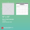 thumbnail image 2 of House of Turnowsky | 2023 12x12 Inch Square WireO Calendar | Stickers, 2 of 8
