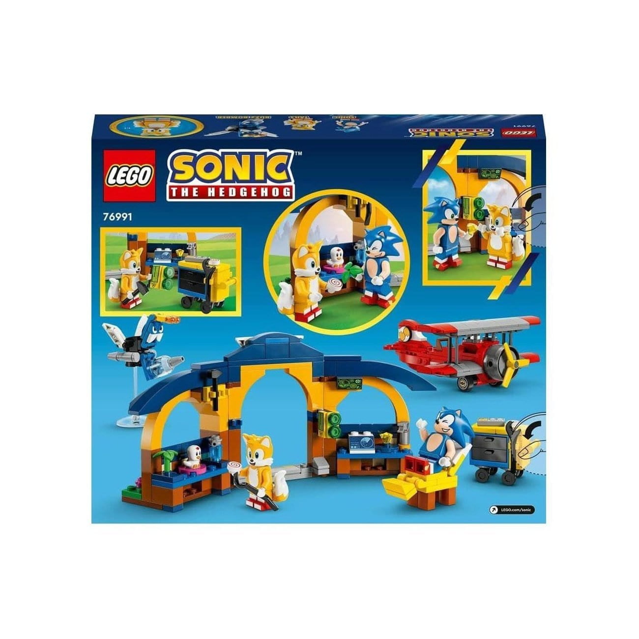 Lego Sonic the Hedgehog Tailsin Workshop and Tornado Plane 76991