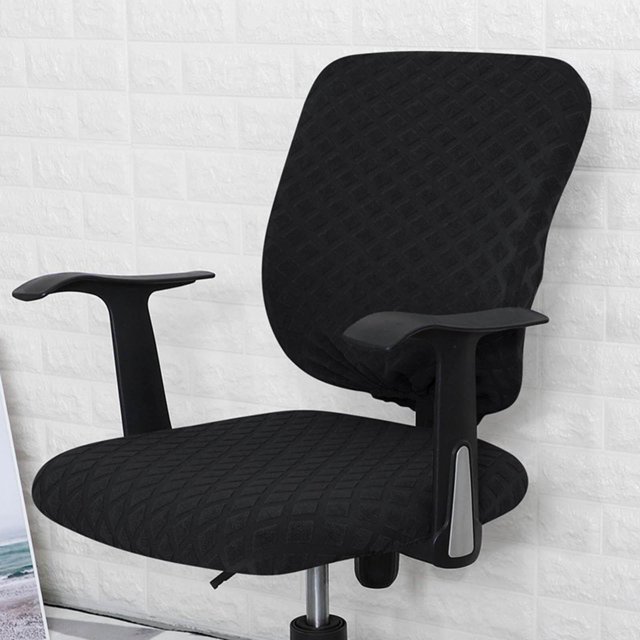 Baohd Split Office Chair Cover Waterproof Universal Washable Protective black