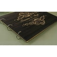 thumbnail image 2 of Handmade Wedding Guest Book Rustic Wood Wooden Engraved Advice Book Photo Album Custom Scrapbook, 2 of 5