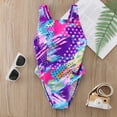 thumbnail image 3 of Hiiyo Big Girls One-Piece Swimsuit Quick Dry Sun Protection Swimwear Bathing Suit, 3 of 6