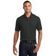 thumbnail image 1 of Port Authority ® Core Classic Polo à Poche Piqué. K100p TP Noir Profond, 1 of 2