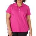 thumbnail image 1 of Lee Riders Women's Plus Short Sleeve Knit Polo, 1 of 3