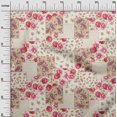 thumbnail image 3 of oneOone Rayon Brown Fabric Florals Sewing Craft Projects Fabric Prints By Yard 56 Inch Wide, 3 of 4