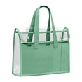 thumbnail image 2 of Transparent Document Bag Exam Specific Bag Subject Bag Hand- Book Bag Exam Paper Tutoring Bag Document Storage Bag, 2 of 5