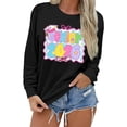 thumbnail image 1 of Zhanying Sweatshirt for Women Crew Neck Workout Pullover Relaxed Fit Long Sleeve Fall Tops Sweaters Basic Tees, 1 of 6
