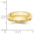 thumbnail image 4 of 10K Yellow Gold 5mm Bevel Edge Comfort Fit Band Size 7, 4 of 4