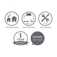 thumbnail image 2 of Lit de jour rétro Franklin, 2 of 9