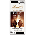 thumbnail image 1 of Lindt EXCELLENCE Fusion 70% Dark & Milk Chocolate Bar, 100g, 1 of 10