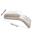 thumbnail image 3 of EQWLJWE Rectangular Pillows for Bedroom,Bed Pillows for Sleeping, Hotel Pillows Cooling,Memory Foam Body Pillow Body Pillows for Adults -Large Long Bed Pillows for Sleeping White, 3 of 9