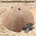 thumbnail image 2 of Reptile Coconut Cave,Reptile Hiding Cave Natural Turtle Hide House Turtle Coconut Cave Best in Class, 2 of 8