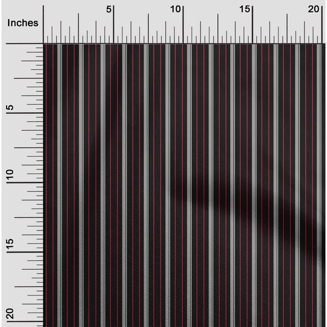 oneOone Rayon Black Fabric Stripes Sewing Craft Projects Fabric Prints By Yard 56 Inch Wide-UE
