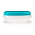 thumbnail image 2 of Rubbermaid TakeAlongs 4 Cup Food Storage Containers, Meal Prep Containers, Food Containers with Lids, Limited Edition Turquoise Blue, 2 of 6