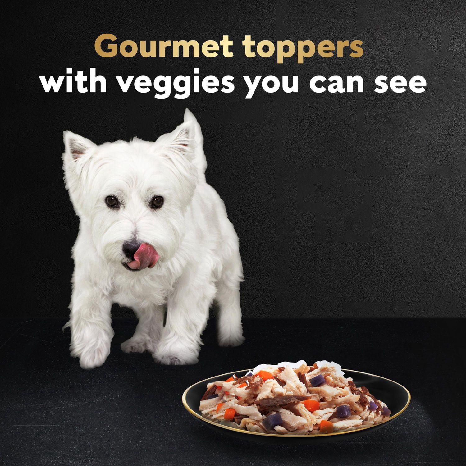 Nourriture humide pour chiens adultes Cesar Wholesome Bowls recette au bœuf, au poulet, aux carottes et aux pommes de terre mauves