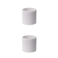 thumbnail image 3 of braveheart Breathable And Durable - Rotating Makeup Brush Cup With Open And PP For Durability And Impact white rotating style 2Set, 3 of 6