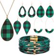thumbnail image 1 of Woman 1PCS Fashion Pendant Necklace 4 Set Earring And 1 PCS Bracelet, 1 of 8