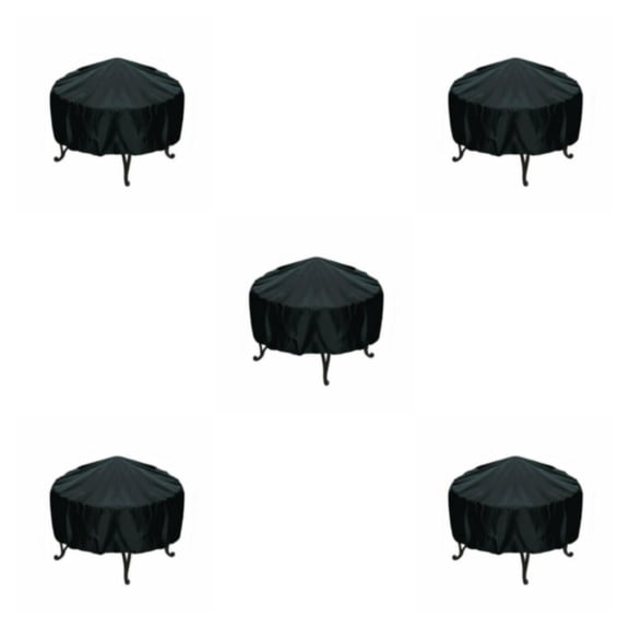 mmirethe Housse de Barbecue Élégante en Nylon avec Oxford pour le Style et la Durabilité Facile à Installer Housse de Table à Feu 122*45cm 5Ensemble