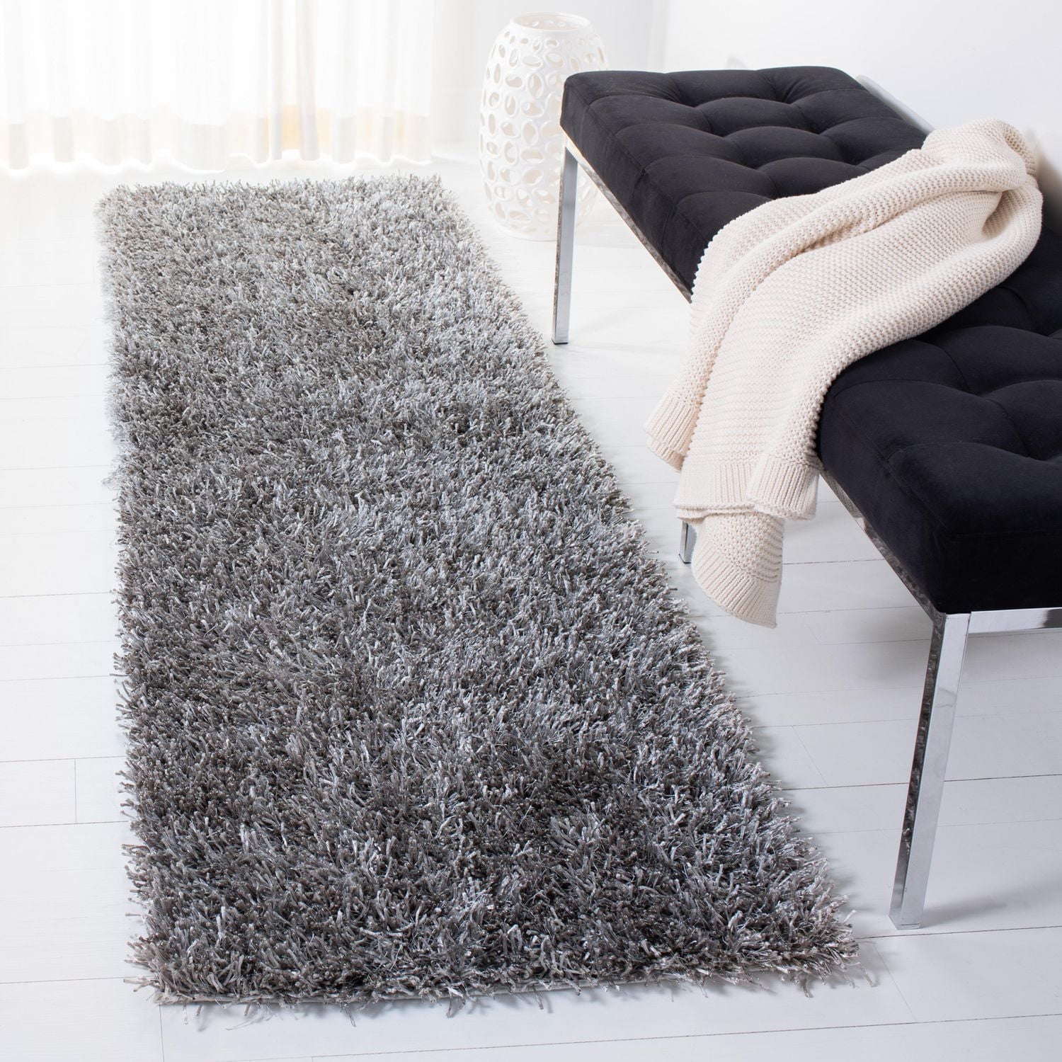 Safavieh New Orleans Darius Tapis Peluche Solide Shag