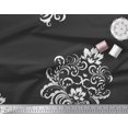 thumbnail image 2 of Soimoi Rayon Fabric Ogee Damask Print Fabric by the Yard 56 Inch Wide, 2 of 5