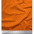 thumbnail image 1 of Soimoi Orange Rayon Fabric Brush Stroke Abstract Decor Fabric Printed Yard 42 Inch Wide, 1 of 3