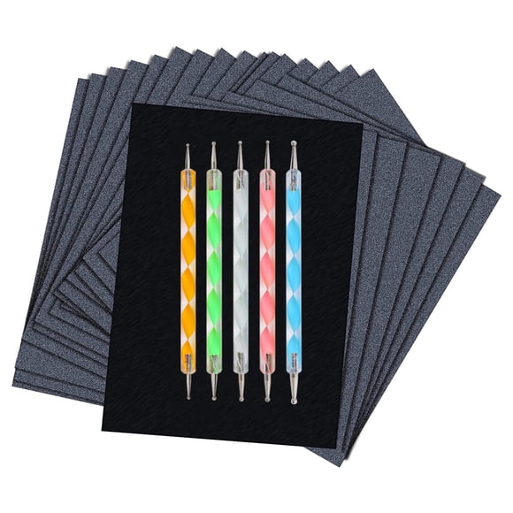 Huayishang 100 Sheets Carbon Paper Sheets With 5PCS Embossing Stylus