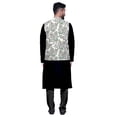 thumbnail image 3 of Atasi Solid Kurta Pajama & Printed Nehru Jacket Set For Mens Party Wear, 3 of 3