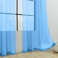 thumbnail image 4 of ZENGHUIJ Solid-Color Double-String Polyester Curtain Sheers Semi-Sheer Curtains Rod-Pocket Style Semi-Sheer Curtains, 4 of 6