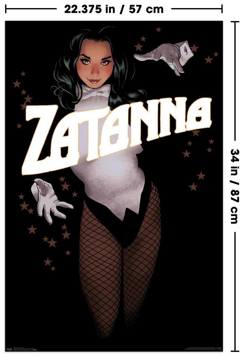 DC Comics Zantanna - Alex Ross Portrait Wall Poster, 22.375" x 34"