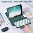 thumbnail image 4 of Tablet Keyboard Case, Backlit Magnetic Wireless Tablet Keyboard Case PU TPU with Pen Holder for 9.7 Inch Tablets Pink,Green, 4 of 7