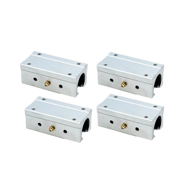 4PCS SBR12LUU SBR16LUU SBR20LUU 4 Pcs / Bag Linear Support Rail SBR16 SBR20 Carriage Linear Guide Bearing Slides For CNC Router ,Long Lasting