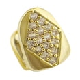 thumbnail image 1 of Ensemble de Dents de Gril d'Halloween Simple, Dessus Brillant en Strass, Gril Vampire Fangs, 1 of 10
