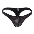 thumbnail image 1 of Fridja sous-Vêtements pour Hommes aux Couleurs Vives String Taille Basse avec Slip T pour Hommes à Emboîtement Sans Fesses Exposées pour Performance Sportive, 1 of 4