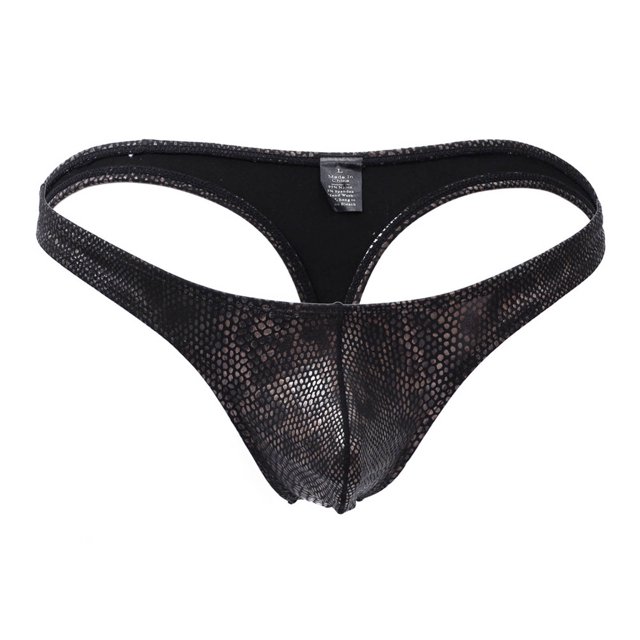 Fridja sous-Vêtements pour Hommes aux Couleurs Vives String Taille Basse avec Slip T pour Hommes à Emboîtement Sans Fesses Exposées pour Performance Sportive