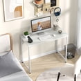 thumbnail image 3 of Gymax 1PC Home Office PC Table Rectangular Meeting Room Table 40''x19.5'' w/ Metal Frame, 3 of 6