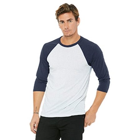 Bella + Canvas Unisex 3/4-Sleeve Baseball T