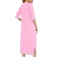 thumbnail image 5 of yievot Robe de Maison pour Femmes Longue à Fermeture Éclair devant Peignoirs Chemises de Nuit avec Poches Tenue d'Intérieur, 5 of 5