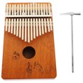 thumbnail image 1 of 1 Ensemble Piano Portable Kalimba 17 Touches Instrument de Musique Kalimba, 1 of 8