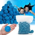 thumbnail image 4 of Balles de Filtre pour Piscine, Support de Filtration Réutilisable, Alternative au Sable, Filtration Efficace pour Piscine, Bleu, Balles de Filtre Réutilisables, Grande Capacité, Sac, 80 Pcs, Paquet sous Vide, Bleu, 4 of 5